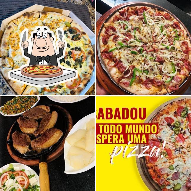 Peça pizza no Spazio Restaurante e Pizzaria