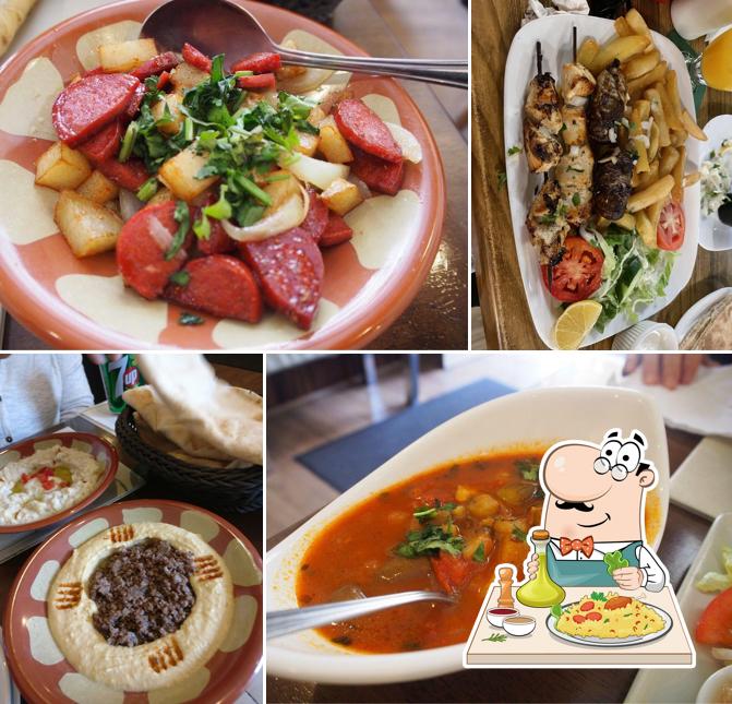 Meals at Byblos Cafe