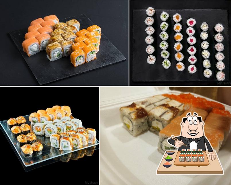 Commandez différentes options de sushi