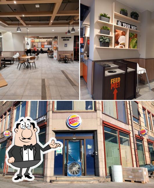The interior of Burger King Fredrikstad