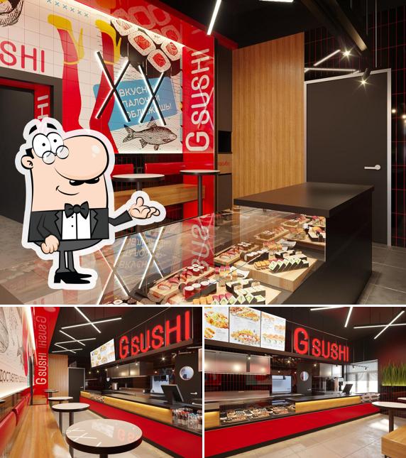 El interior de G-sushi