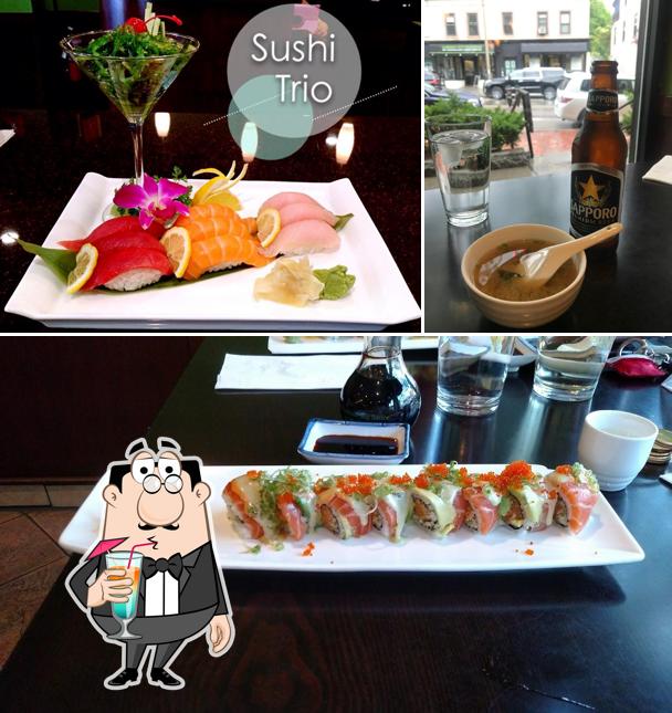 Otake Sushi Bistro is distinguished by drink and sushi
