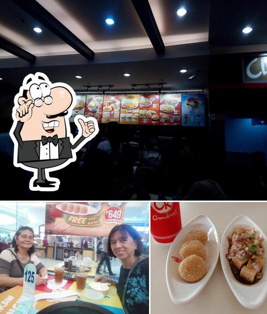 Among different things one can find interior and food at Chowking Molino