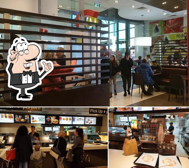 L'intérieur de McDonald's