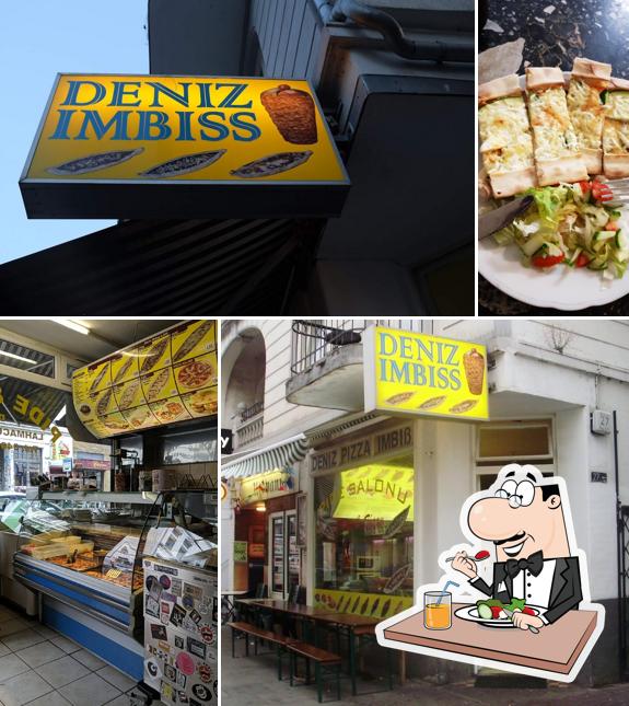 Essen im Deniz Imbiss - Döner & Pizza