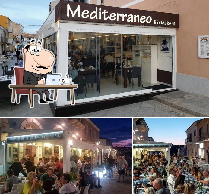 Dai un'occhiata agli interni di Mediterraneo Restaurant & Pizza