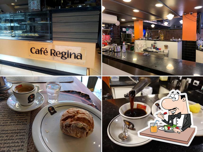 Comida em Café Regina