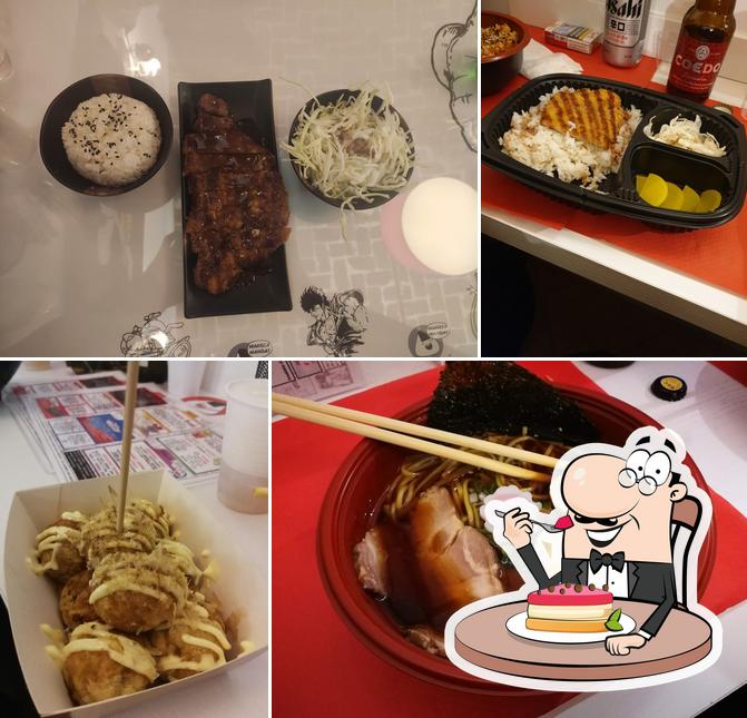 Cibichibi Manga Food serves a selection of sweet dishes