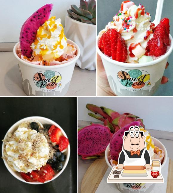 Sweet Tooth Rolled Ice Cream propose une éventail de desserts