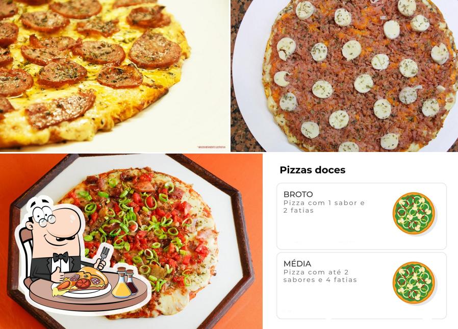 Elige una pizza en D'Anitta Pizzaria - Massas e Pizzas