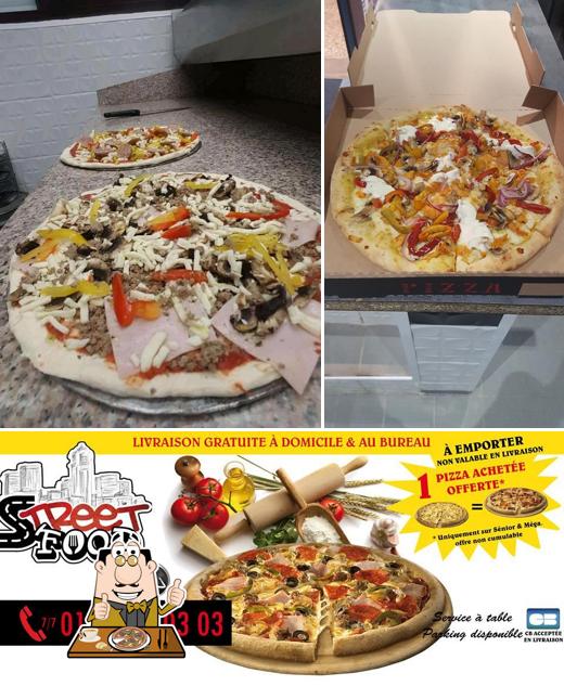 Try out pizza at Pizzeria STREET FOOD