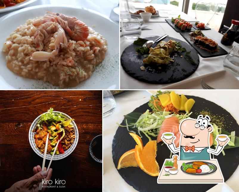 Food at Kiro Kiro restaurant & sushi