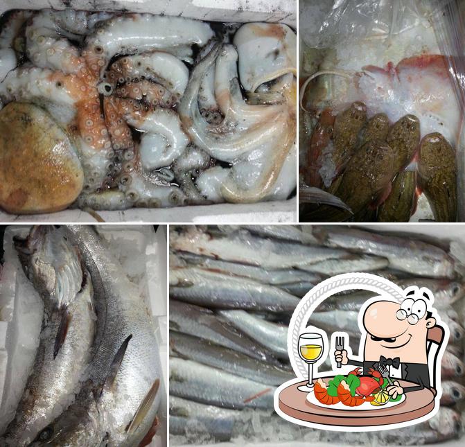 Prova tra i molti piatti di mare offerti a Pescheria mar tirreno