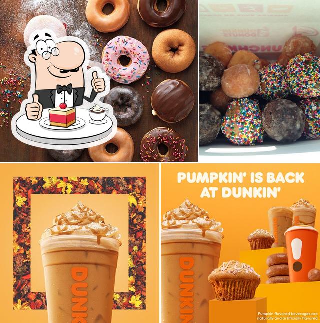 Dunkin' sirve una buena selección de postres