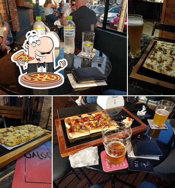 No Galgo beer house, você pode provar pizza