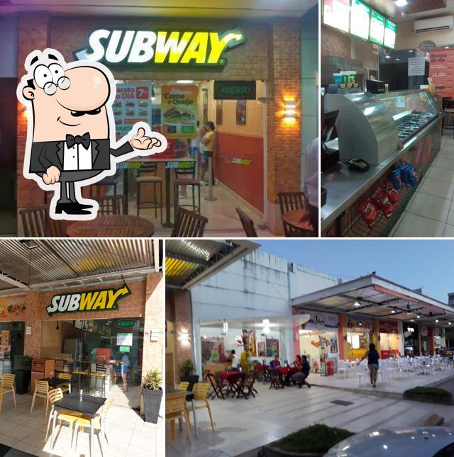 Veja imagens do interior do Subway