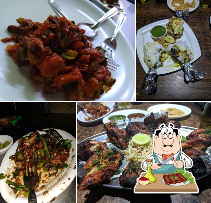 Janta Vegetarian Restaurant serves meat dishes