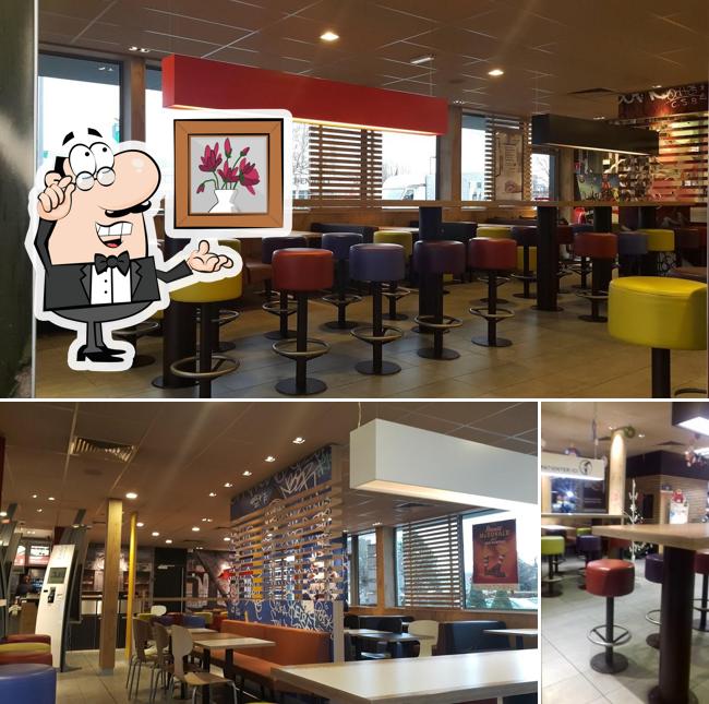 L'intérieur de McDonald's