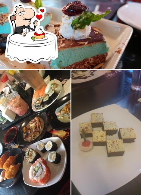 Wasabi Running Sushi & Wok Restaurant - MOM Park sirve gran variedad de dulces
