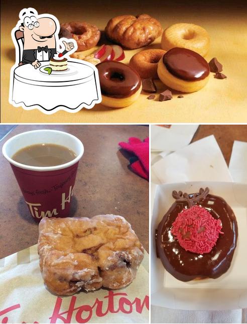 Tim Hortons provides a range of desserts