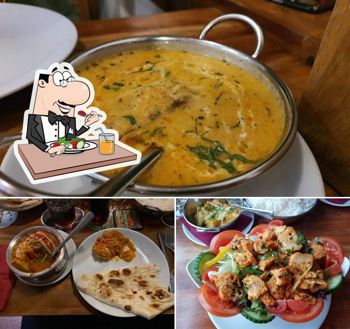 Еда в "Café Zafran Indisches Restaurant"