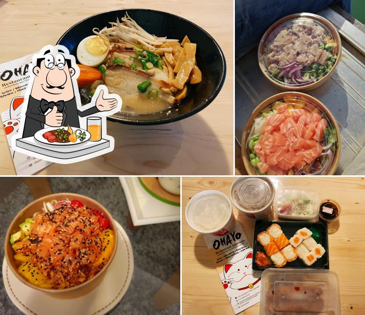 Food at OHAYO Restaurant Japonais