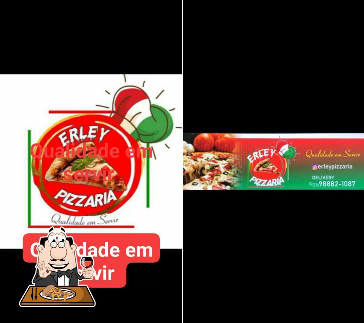 Consiga pizza no Erley Pizzaria