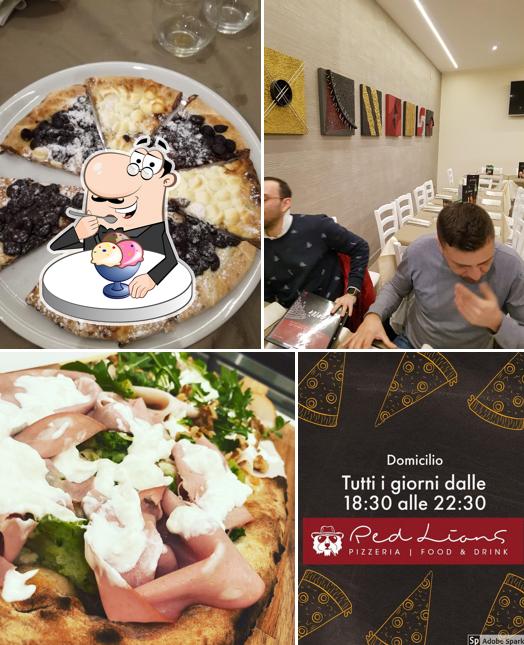 Pizzeria Red Lion'S propone un'ampia gamma di dolci