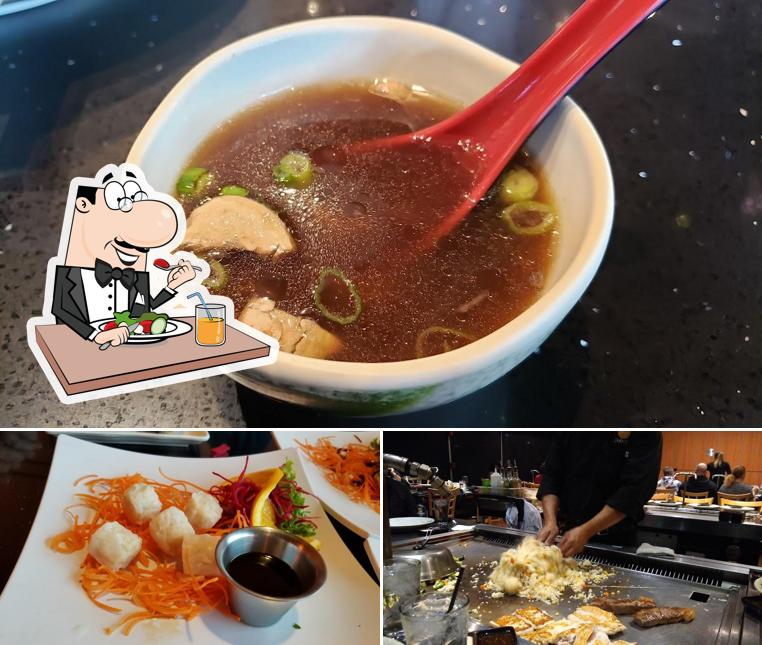 Еда в "Shinto Japanese Steakhouse & Sushi Lounge"