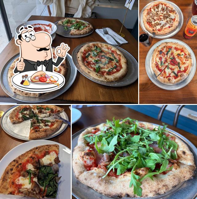 Try out pizza at Maggio's Wood Fired Pizza