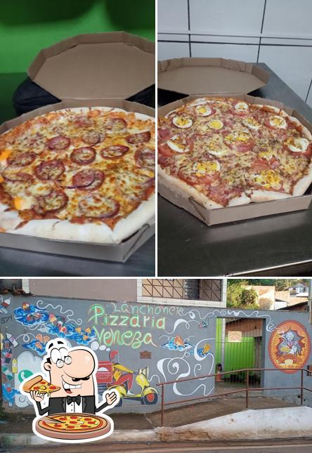 Peça pizza no Pizzaria e Lanchonete Veneza