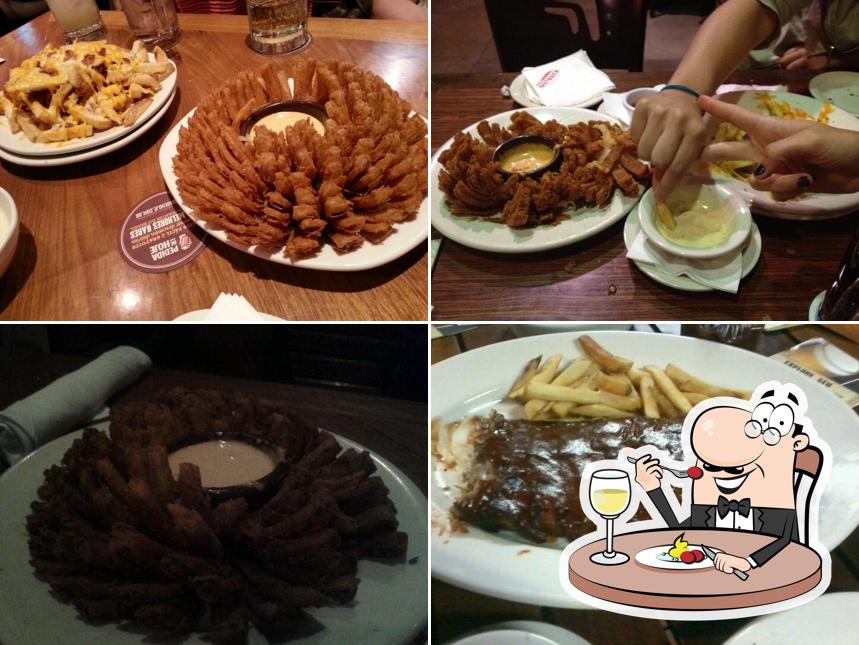 Comida em Restaurante Outback Steakhouse