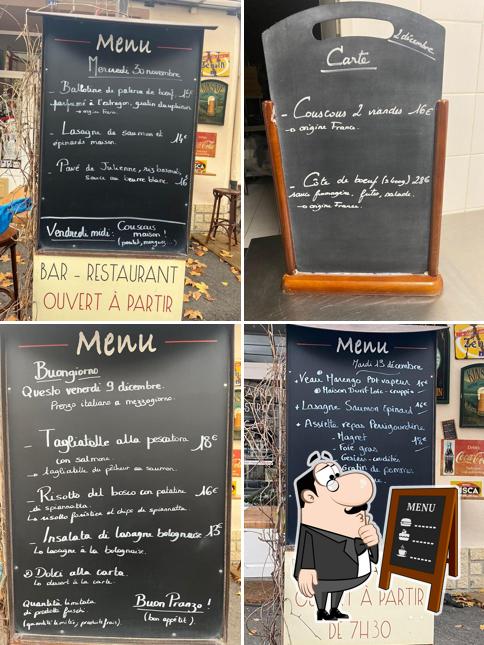 Le menu du tableau liste les options disponibles)