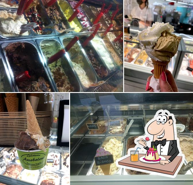 Gelateria Arcobaleno serve un'ampia selezione di dolci