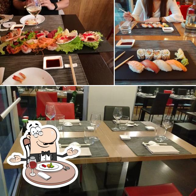 Estas son las fotografías que muestran comedor y interior en I-Sushi