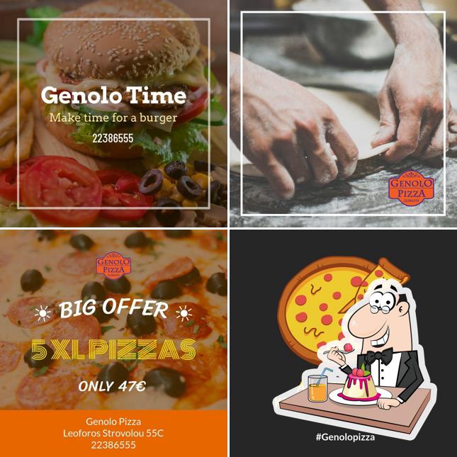 Genolo PIZZA Tseri propose une sélection de plats sucrés