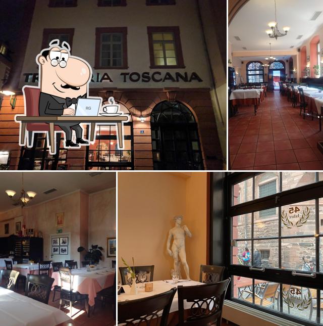 L'intérieur de Trattoria Toscana