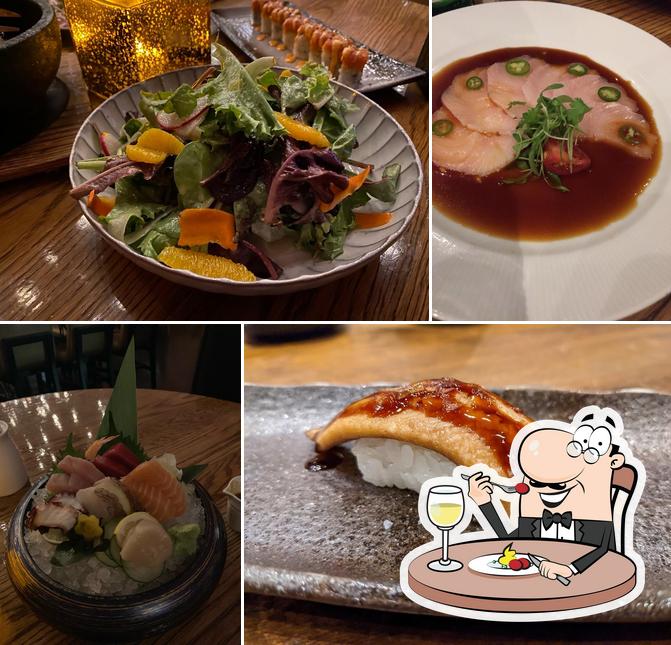 Еда в "KUMI Japanese Restaurant + Bar"