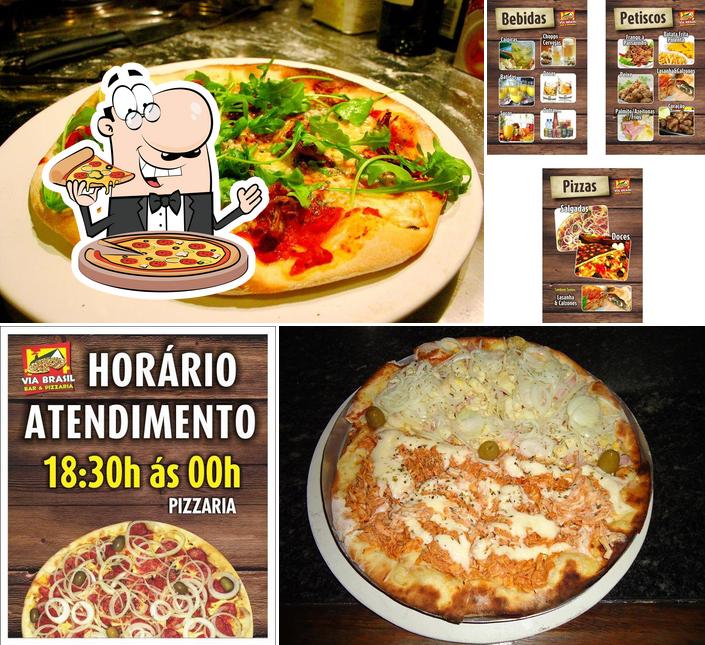 Consiga pizza no Via Brasil