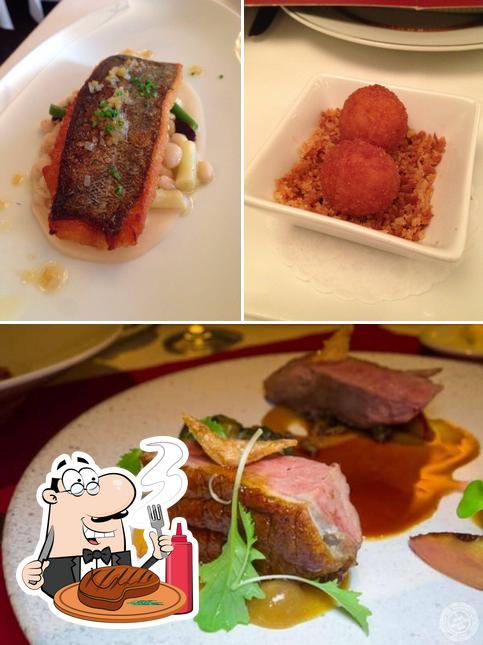 Try out meat dishes at Café Boulud