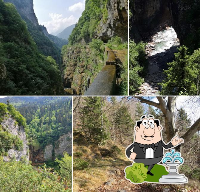 Goditi la vista dagli esterni di La Cantoniera - Canyon di Scalve Via Mala