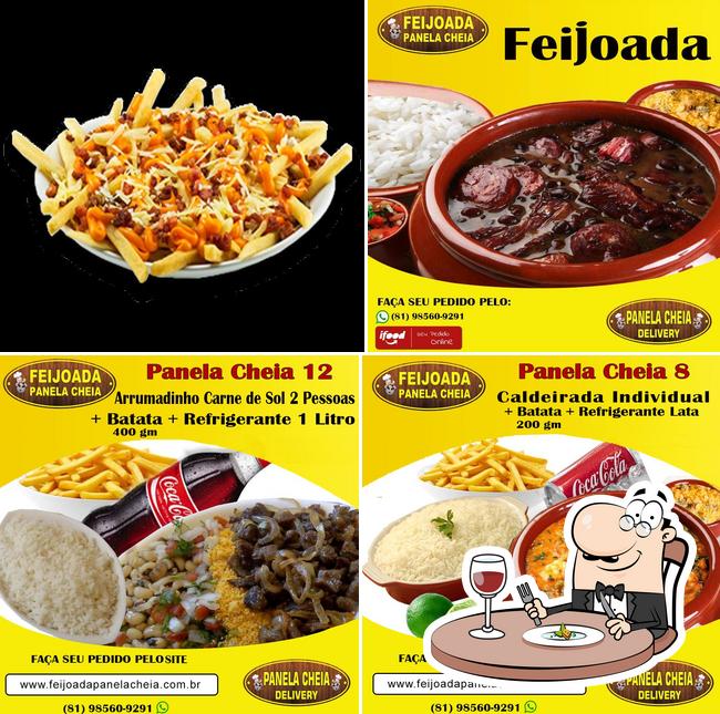 Comida em Feijoada Panela Cheia