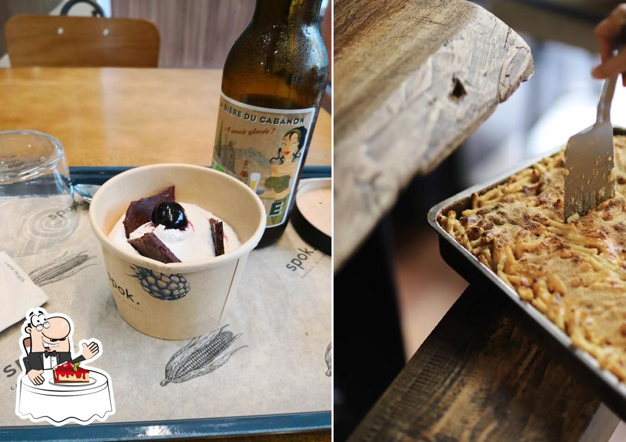 Spok - Metz I Cantine Du Déjeuner offre une variété de plats sucrés