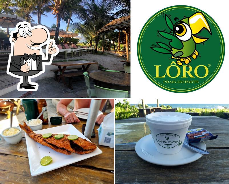 Here's a picture of O Lôro Pedra do Sal: Barraca de Praia, Restaurante, Bar, Salvador BA