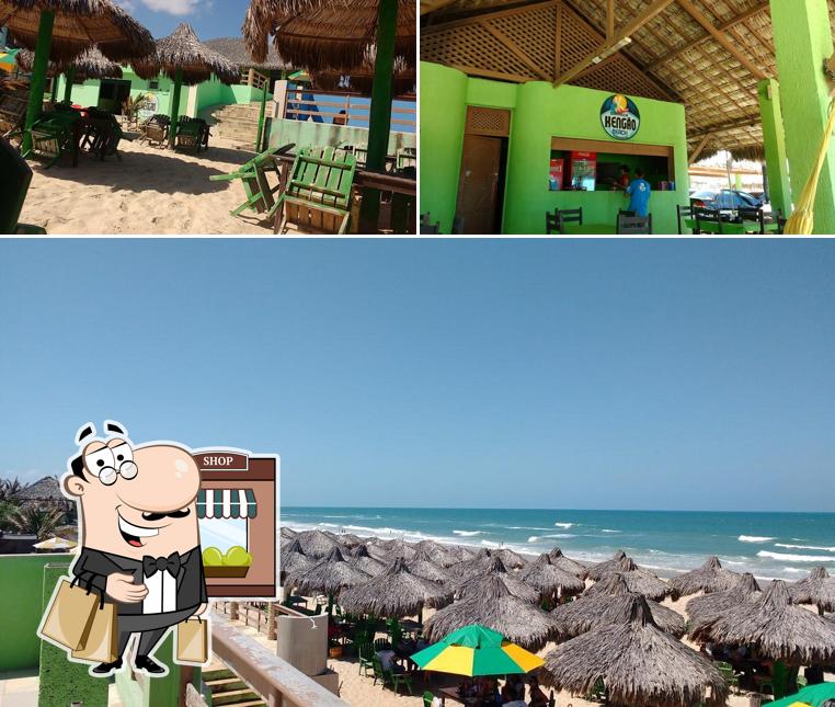 O exterior do Barraca Green Beach - Village