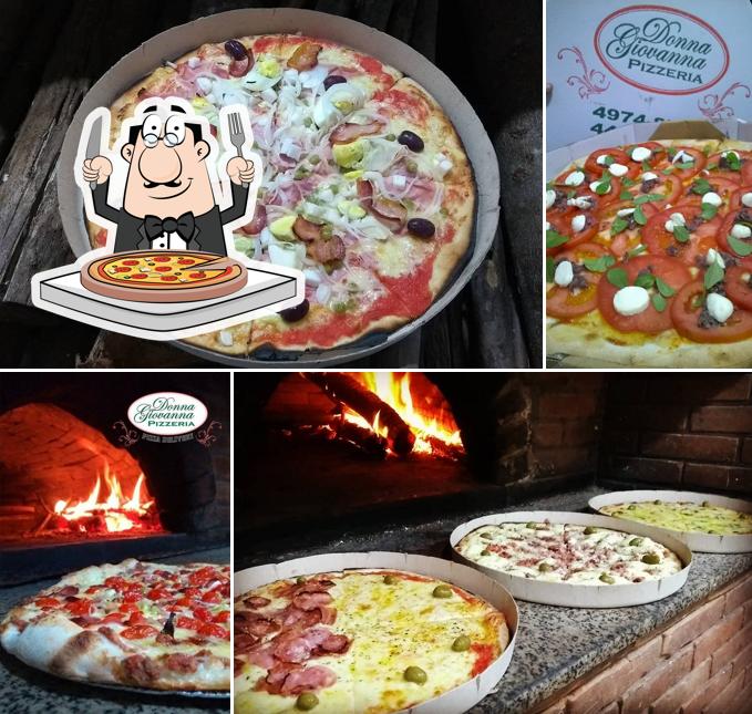 Peça diferentes estilos de pizza