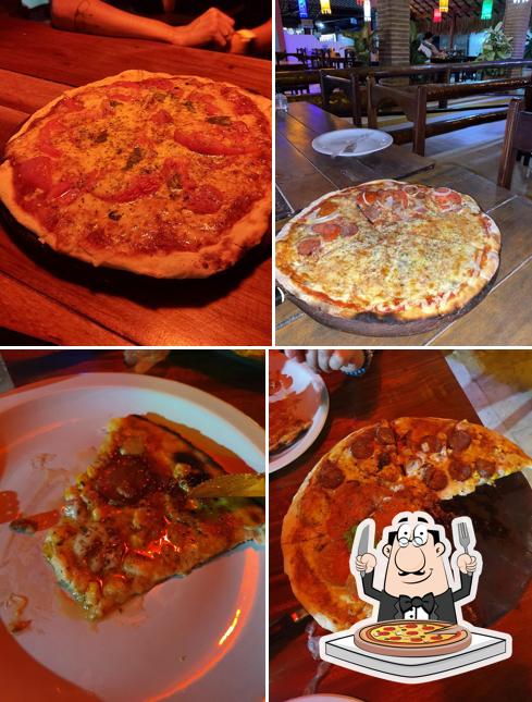 Experimente diferentes tipos de pizza