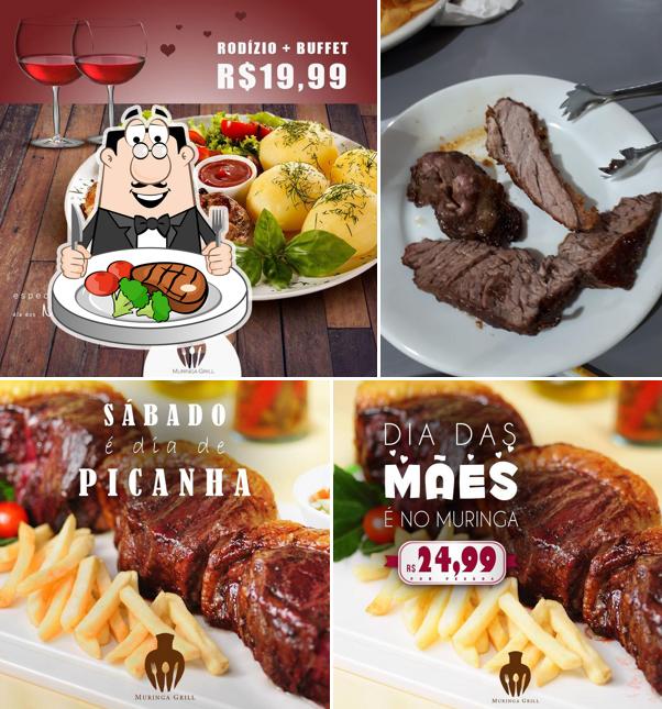 Muringa Grill serve refeições de carne