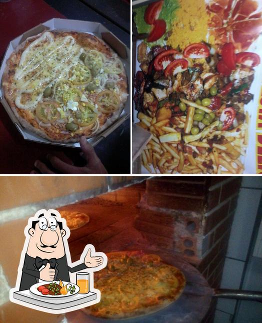 Comida em Pizzaria Mundo da Pizza