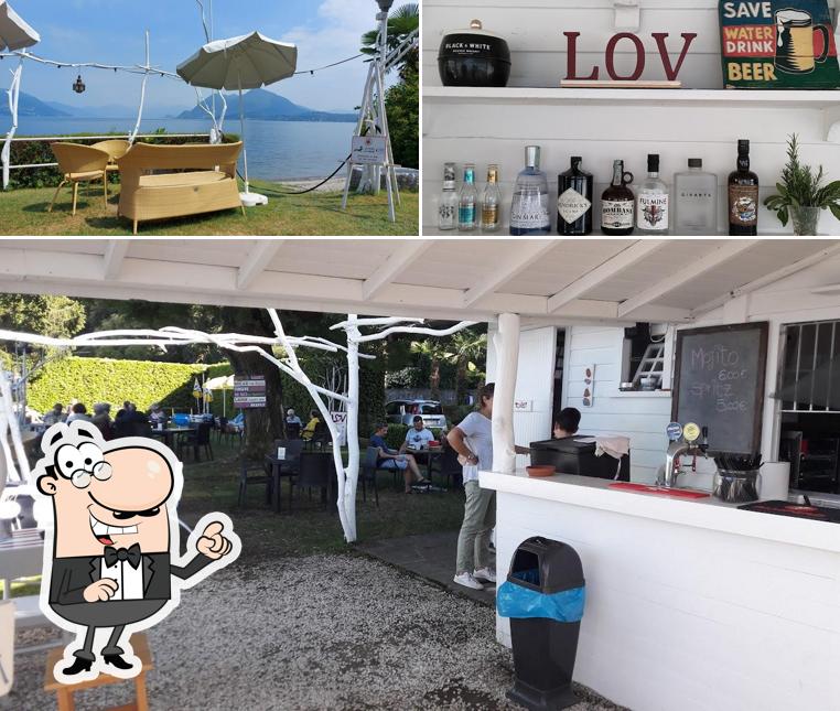 Tra le varie cose da Lov Beach Lounge si possono trovare la interni e alcol